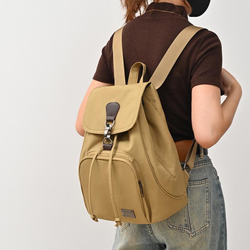 Tide Outdoor Oxford Cloth Backpack Female Student School Bag Fashion Casual Backpack Anti-Splashing Women'S Bag
