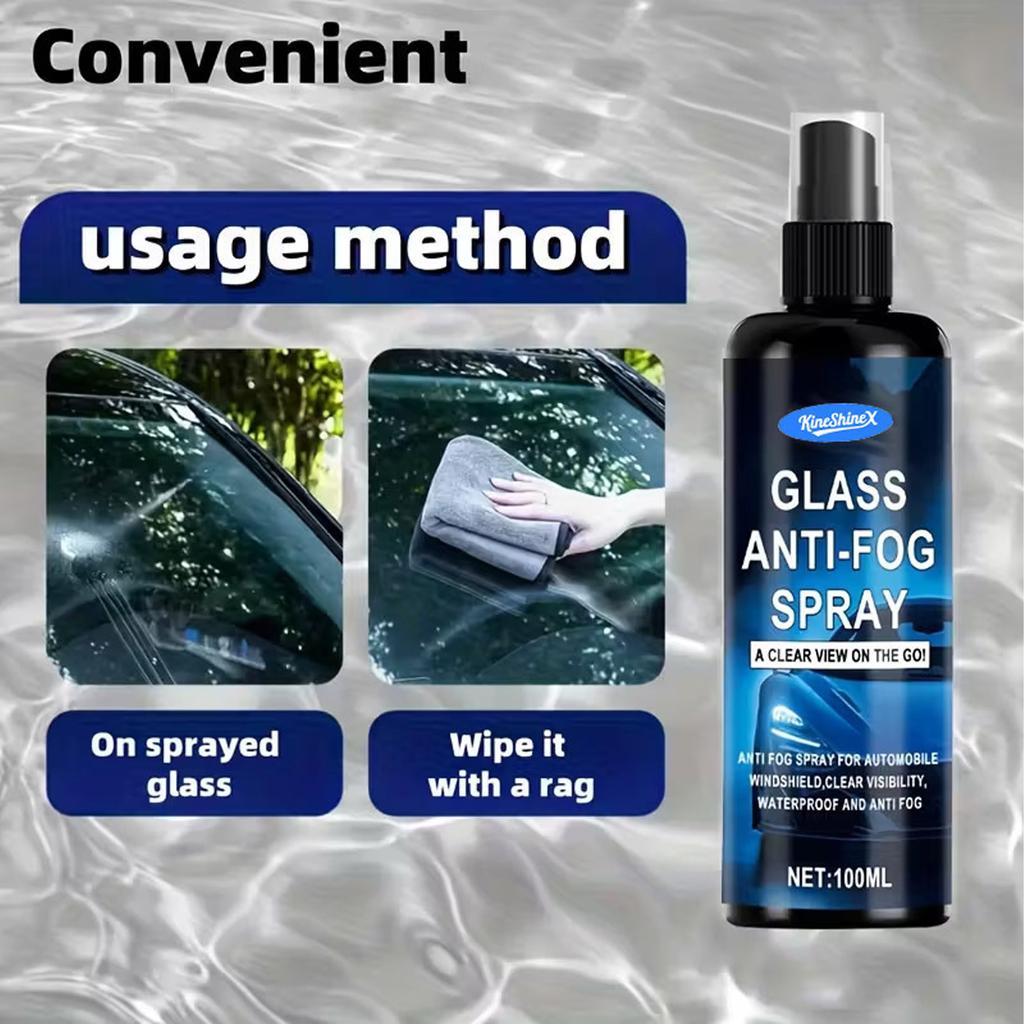 Anti Fog Defogging Sprayed for Car Windshield Motorcycle Helmets and Plastic Surfaces Long Lasting Effect None Toxic For