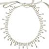 Bridal Fashion Elegance Pearl Pendant Diamond Belt Waist Chain