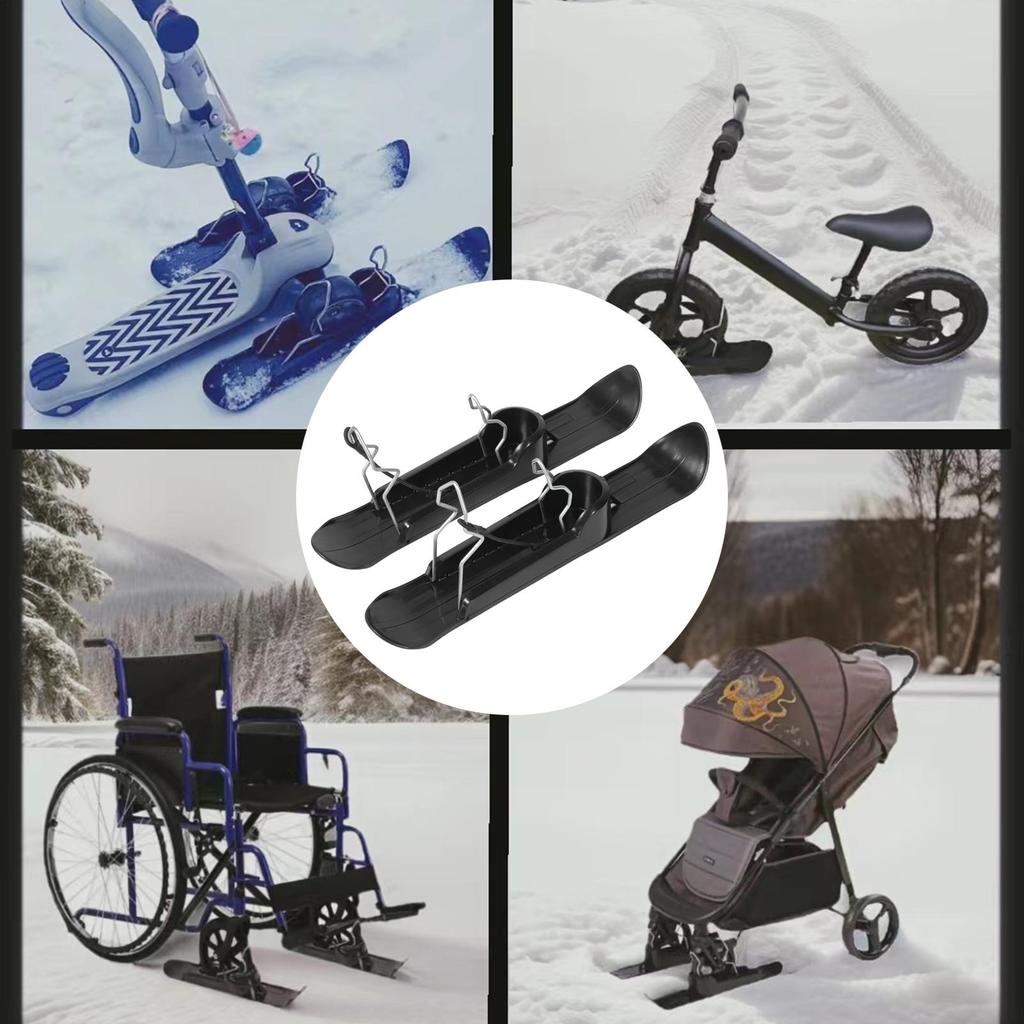 Kids Scooter Snow Sledge Cycling Snowboard Ski Kit Lightweight Snow Sledge Board Set For Scooter For Snowfields Baby Strollers