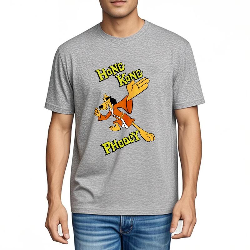 Funny t-shirt Breathable Basic T Shirt Hong Kong Phooey Cartoon Design Adult Oversized Tshirt Classic Plus Size Tshirt Quick dry
