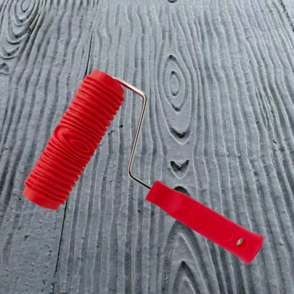 Rubber Rolling Brush Empaistic Graining Painting Tool Knurling Decoration Paint Roller  Household