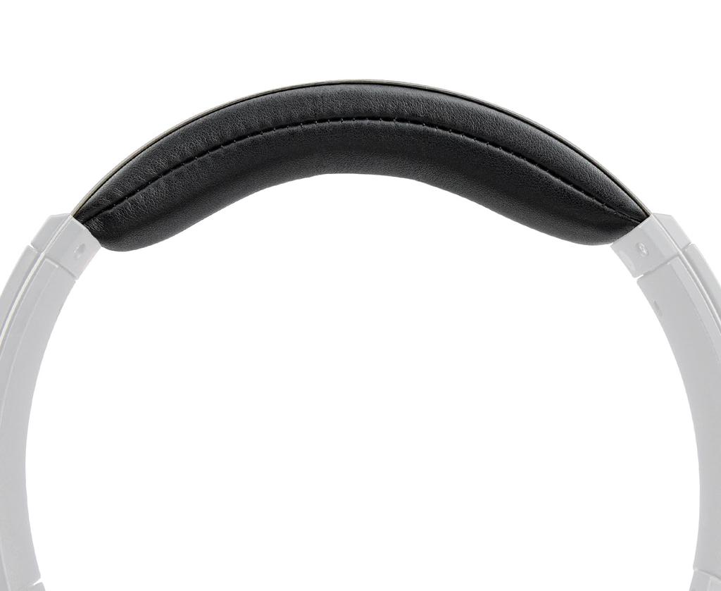 SOULWIT Headband Replacement Pad Kit for Sony Headband Upper Cushion Cover Compatible Headstrap Repair Easy DIY Installation Black MDR-XB550 (XB550