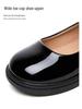 Sofort lieferbar Kinder Prinzessin Lederschuhe - Frühling/Herbst 2025, Schwarze Grundschul Auftrittsschuhe, Weiches Leder und Sohle.