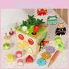 Puzzle Wooden Toy With Six Side Carrot Strawberry Early Learning Matching Shape