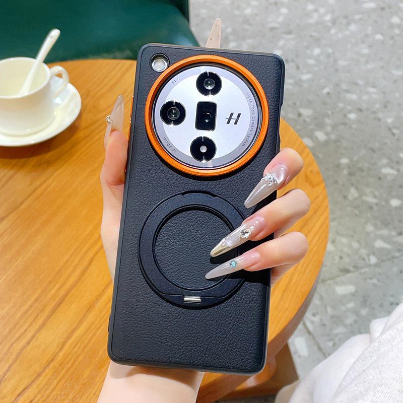 OPPO Find X9 Ultra Case with Rotating Stand, Magnetic Leather, Drop Protection, and Compatible with Find X8S+.