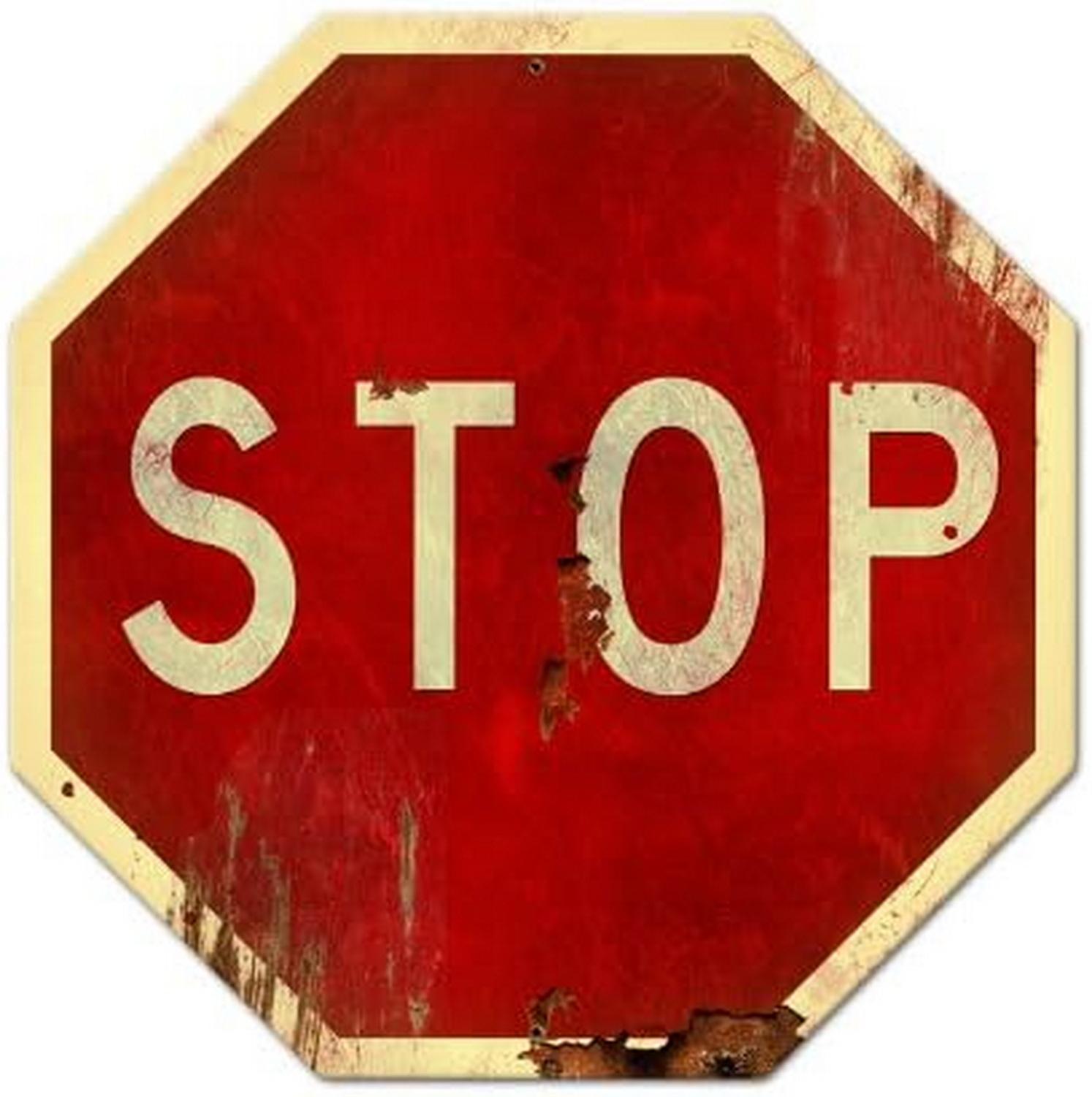 

Металлический жестяной знак Stop Street Slow Предупреждение Светоотражающие знаки 12 x 12 дюймов Восьмиугольный алюминий без ржавчины УФ-защита и водонепроницаемый 30x30cm