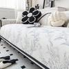 Camellia Jacquard Chenille Sofa Cushion Four Seasons Universal Non-slip Couch Cover Home Living Room Retro Decoration Sofa Cover