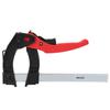 One Handed Woodworking Clamp Ratchet Mechanism Bar Clamp Durable F Clamp  Woodworking