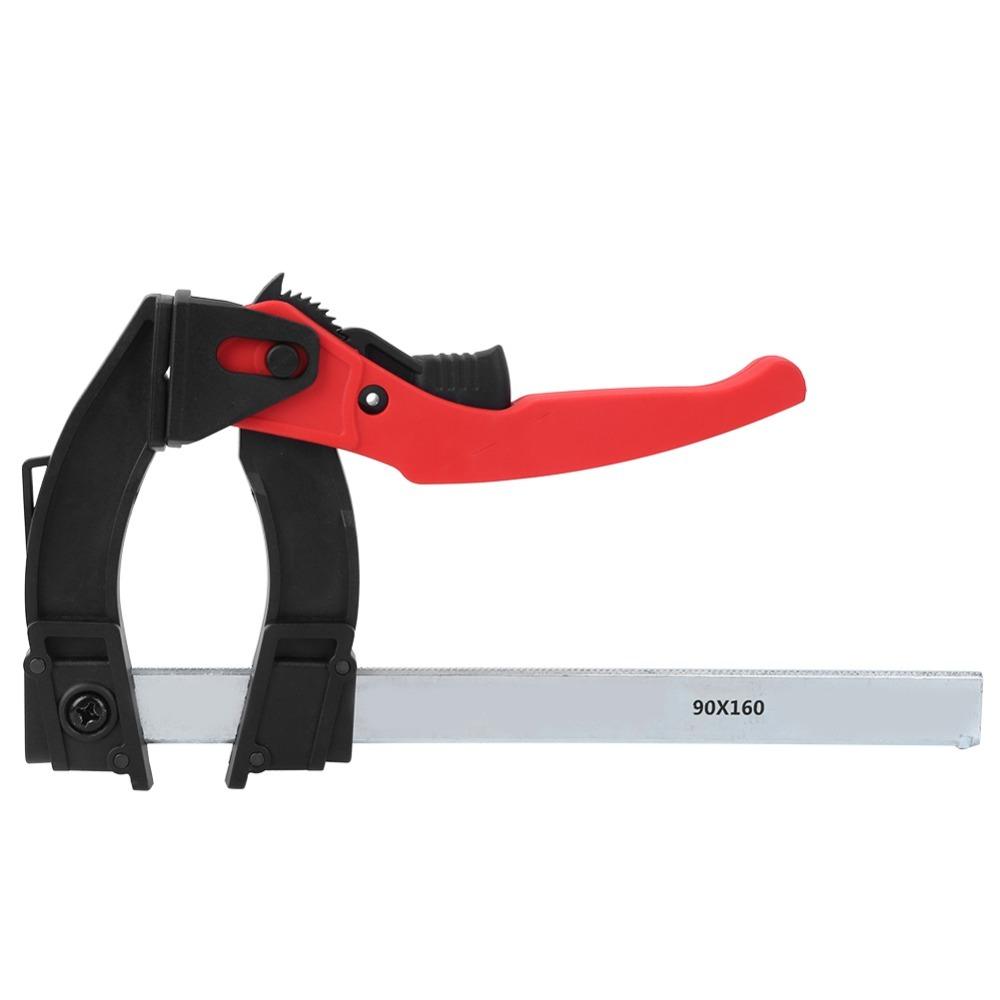 Ratchet Mechanism Woodworking Clamp Adjustable Bar Clamp Durable F Clamp  Splicing