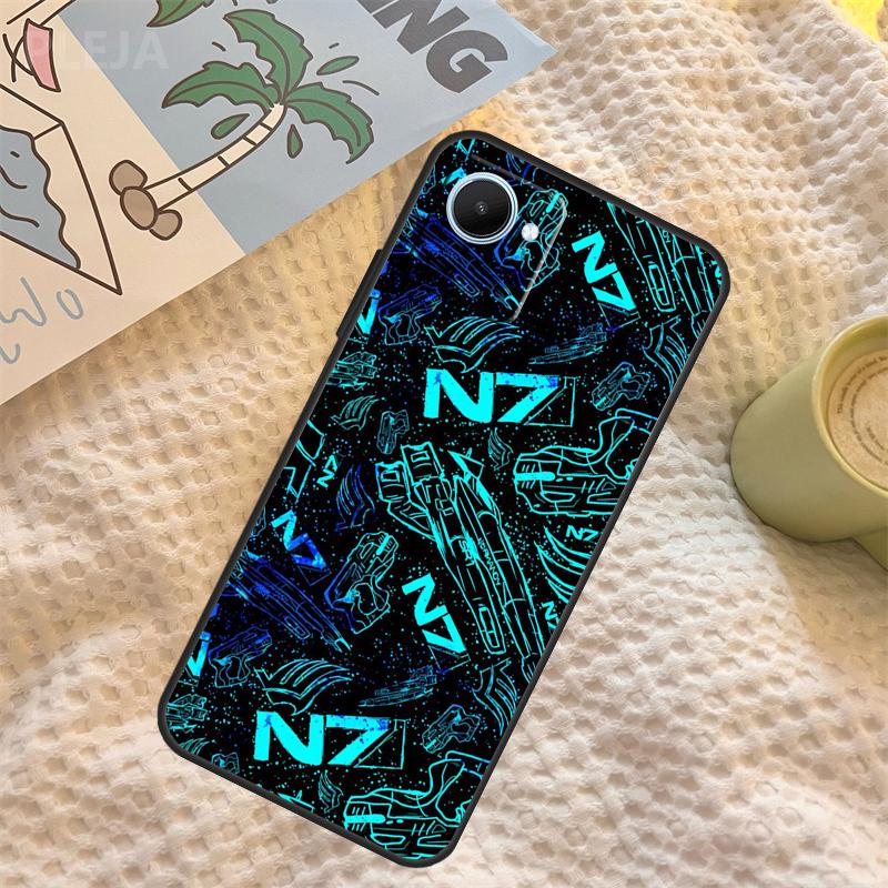 N7 Mass Effect Case For Realme GT6 GT7 Pro C67 C65 C63 C61 C55 C53 C51 C35 C71 C75 11 12 13 14 15 Pro Plus