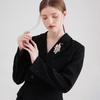 High-End Pearl Floral Suit Brooch For Women Versatile Clothing Accessory Pin
