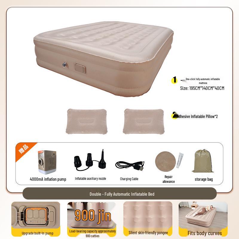 Automatic Inflatable Camping Mattress for Outdoor Travel and Tent Use