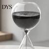 Fint Timeglas Ornamenter, 15 Min Timer, Nordisk Minimalistisk Borosilikatglas Boligindretning, Kunstnerisk Skrivebordsgave