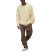 Fear of God Essentials FW22 Cable Knit Crewneck Sweater Unisex Tops Canary-Yellow FOG-FW22-403