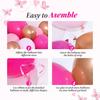 132Pcs Pink Rose Gold Latex Balloon Set Suitable for Birthday Parties, Weddings, Valentine's Day Party Decoration