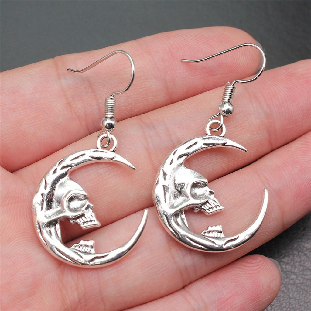 Trendy Initial Halloween-Themed Drop Earrings Various Styles Fun Layering Gift for Mom