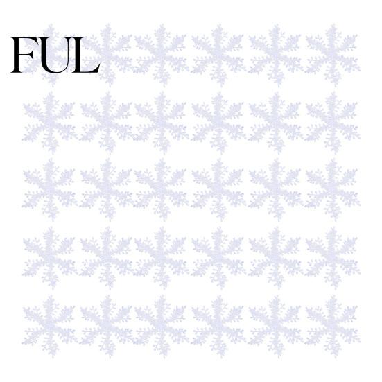 Lightweight Hanging Winter Ornaments 30 Pcs Christmas Snowflake Ornament, White Glitter Foil Tinsel Artificial Snowflakes for Trees Decoration