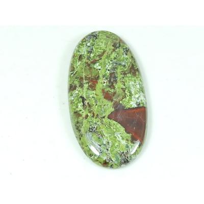 20X40X05 MM Natürlicher Drachenjaspis Ovale Form Cabochon Loser Edelstein 44Cts. SY-500
