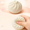  Simulation Steamed Bun Toy Slow Rebound PU Stress Relief Squeeze Toy for Kids Adults Home Office Anxiety Release