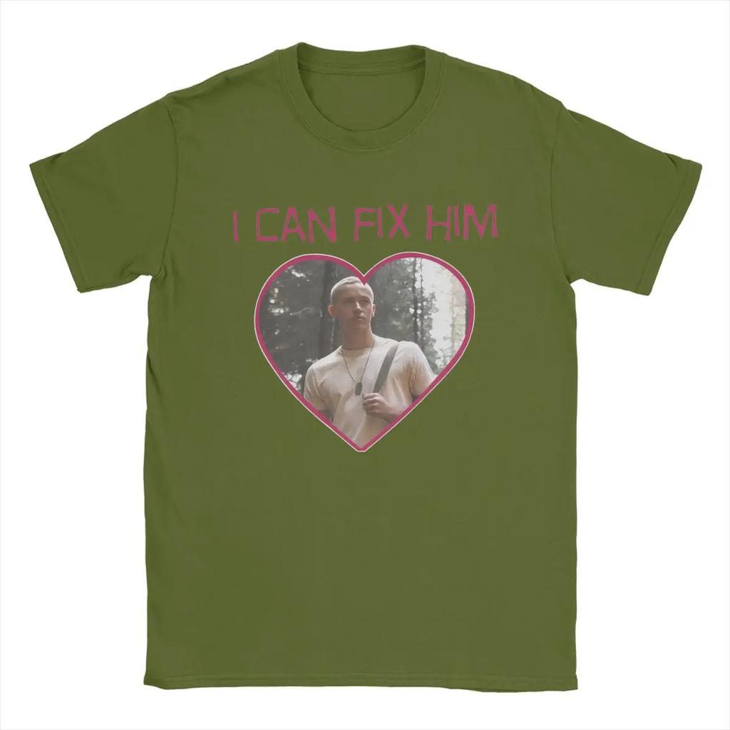 I Can Fix Him Coriolanus Snow T-Shirt for Men Round Collar Cotton T Shirts Tom Blyth Short Sleeve Tee Shirt Plus Size Tops