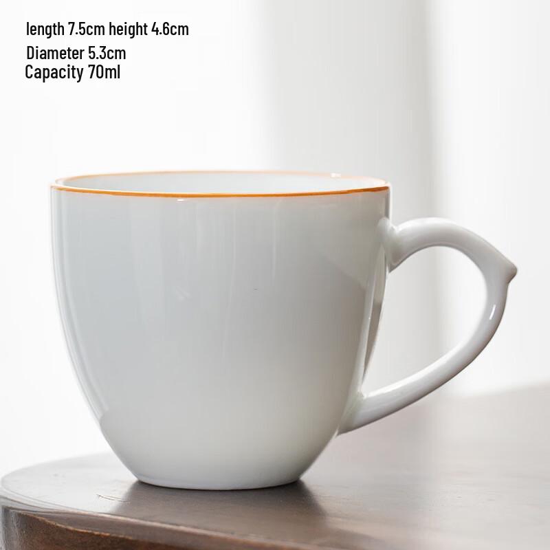 Shangqi Hand-painted Underglaze Ceramic Teacup