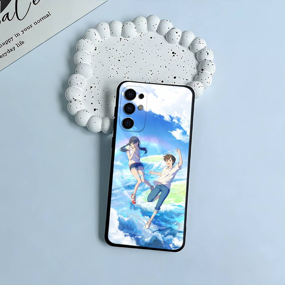 W-W-Y-Weathering- With- You Phone Case For Samsung S25,S24,S21,S22,S23,S30,Ultra,S20,Plus,Fe,Lite,Black Soft Silicone