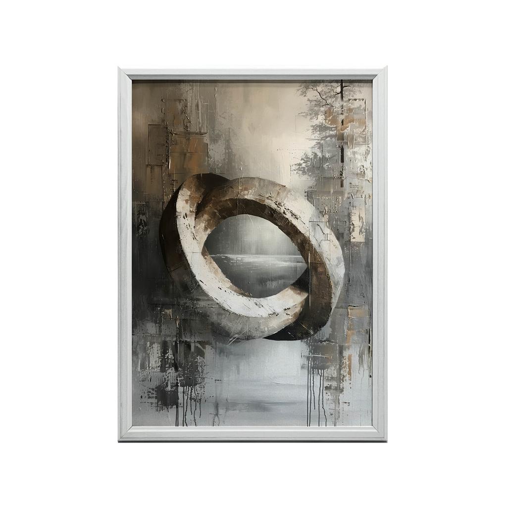 Pierścień Natury Pierścień Natury, 50X70 Cm, Rama Aluminiowa Złota, Papier Matowy 230 Gsm