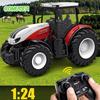 Dálkově ovládaný traktor RC Farmářský náklaďák Auto Přívěs 2.4G Farmářský simulátor Nákladní auto Miniaturní zemědělské vozidlo Hračky Model Děti Chlapec