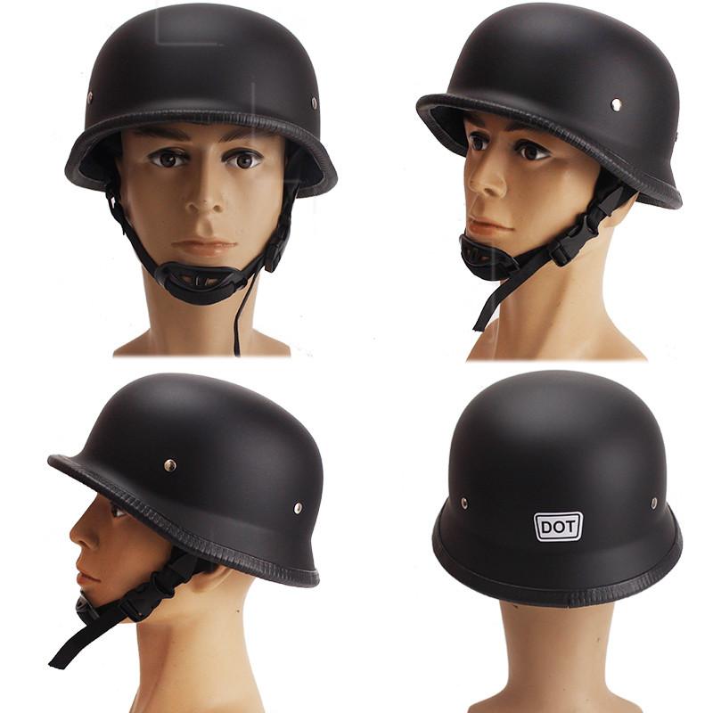 World War II German Style Motorcycle Helmet Capacetes Open Face Retro Cascos Para Moto