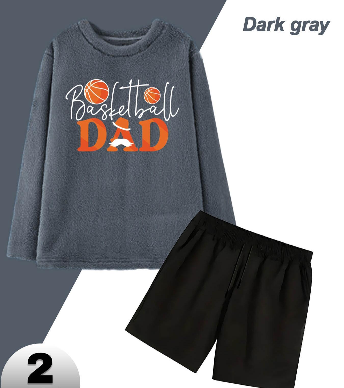 Фланелевый комплект шорт для отдыха для мужчин, Легко стирается и прочный, Идеально подходит для повседневного использования XXL серый