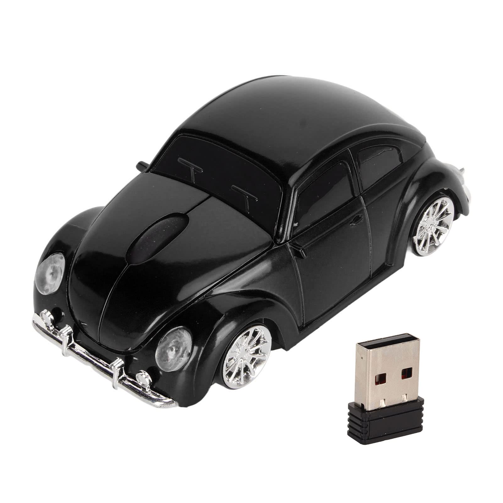 

Car 1600DPI Wireless Gaming Sports Car Style Mouse with USB Auto Sleep LED Cordless Computer Mouse for Laptops and Desktops Mouse, 2.4GHz Mouse, чорний