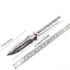 DIY Semi-finished Damascus Steel Pattern Tea Needle Knife Billtes for DIY Tea Cutter Puer and Dark Tea Knife Bank