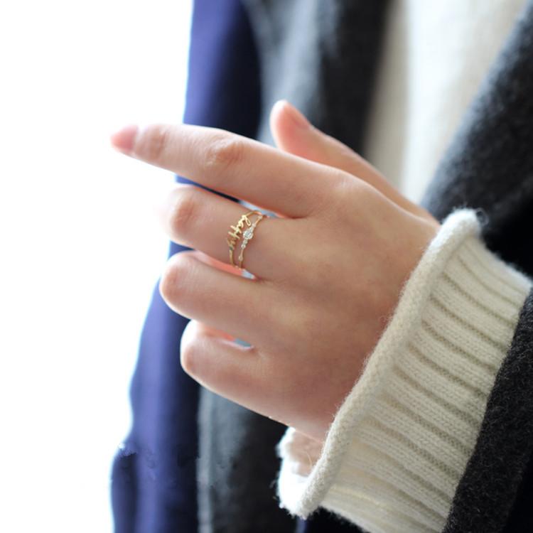Monkton 14K Gold Plated 925 Silver Wedding Band for Women Thin Stacking Ring Half Cubic Zirconia Eternity Engagement Ring