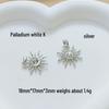 European & American Gold-Plated Moon Star Copper Pendant Necklace for Women
