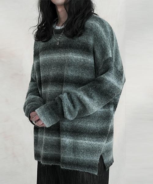 AVANDRESS Wool Gradation Overfit Knit - 3Col