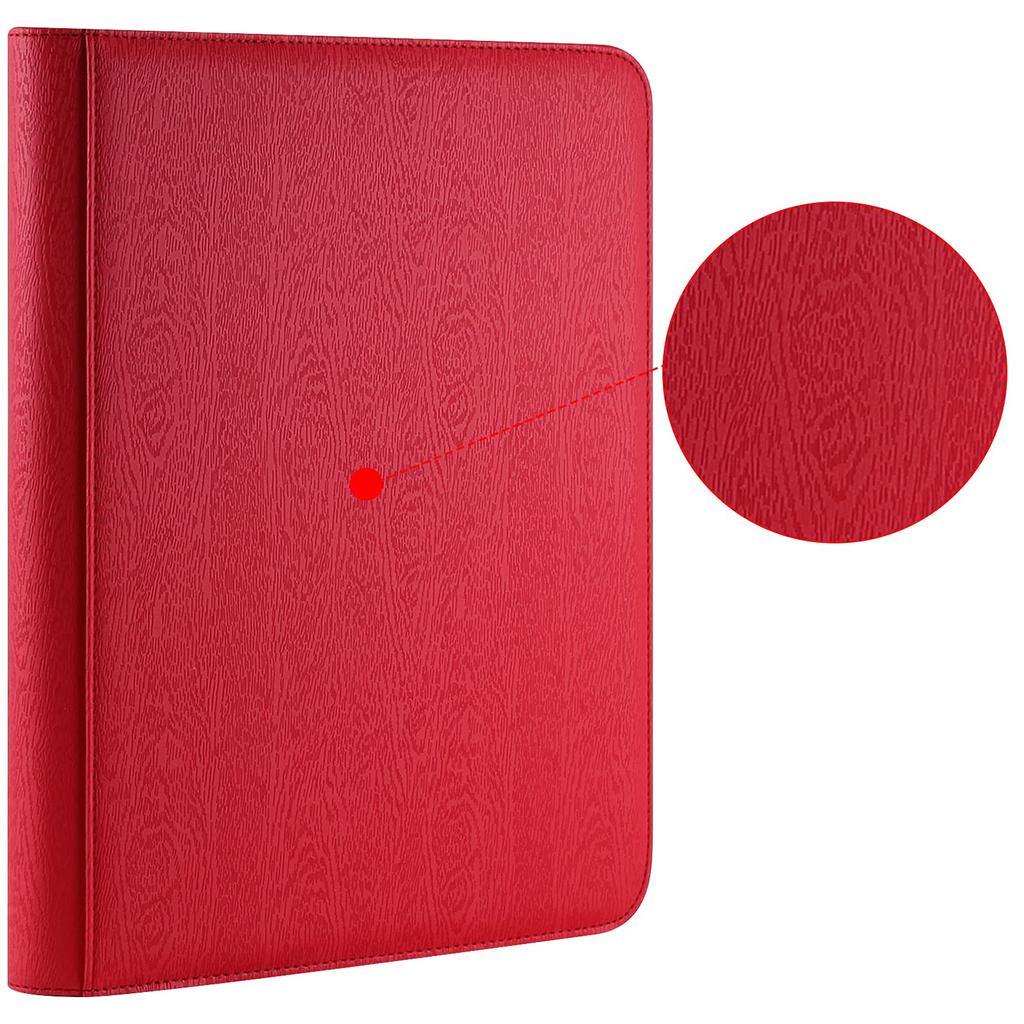 PAKESI Star Card Card File 9 Pockets 25 Inner Leaflets Holds 450 Pieces PU Card Sheet Collect Star Cards and Other Cards Star Card Collection File