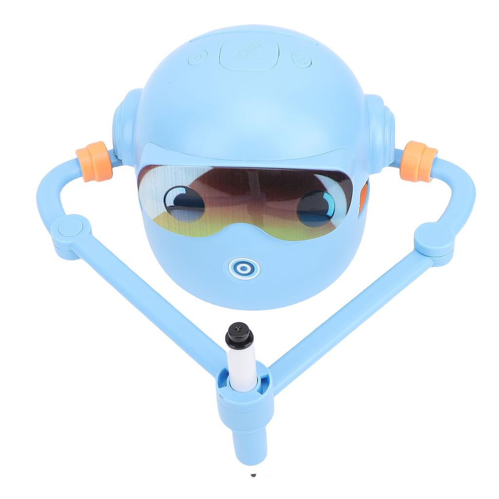 Smart Drawing Robot Voice Interactive Cute Educational Drawing Robot Painting Learning Toy with 100 Cards 14 Pens for