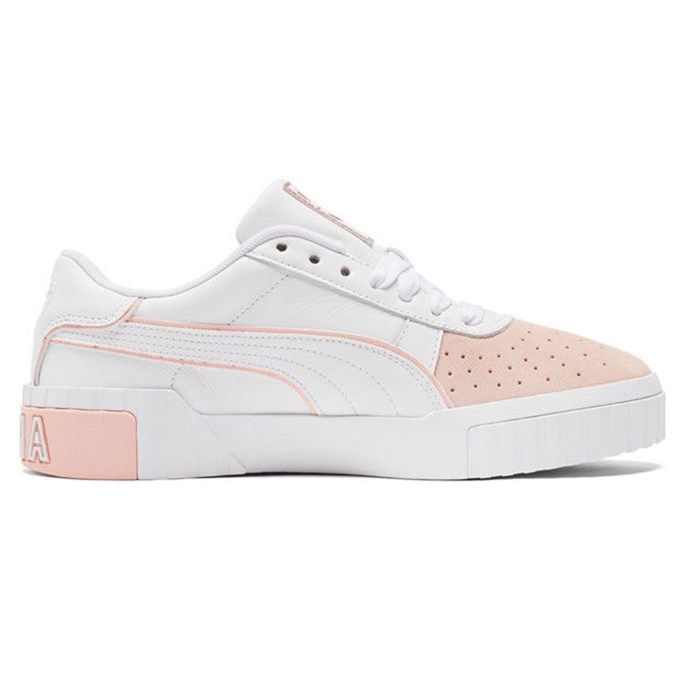 Puma Cali Casual Low Top Sneakers Women sneakers White Pink 375008-02