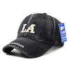 Distressed Baseball Cap Women Unisex Trendy Embroidered Letter Sun Visor Dad Hat