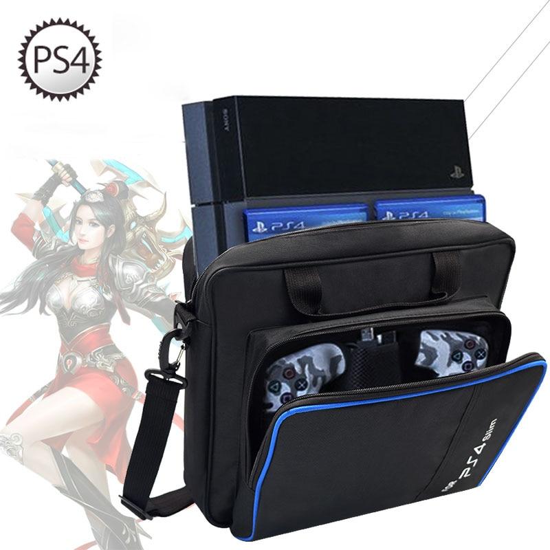 

Для PS4 / PS4 Pro Slim Игра Sytem Сумка Оригинальный размер для PlayStation 4 Консоль Защитить плечо Сумка Сумка Сумка Холст Чехол
