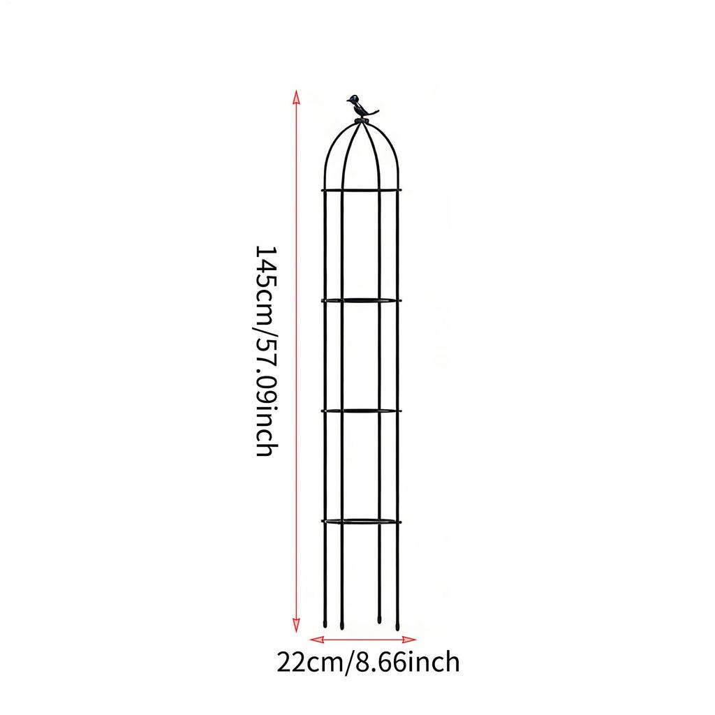 Plant Trellis Outdoor Rust Proof Decorative Frame Stakes Plant Stakes For Indoor For Outdoor Indoor Rose Clematis Vegetable