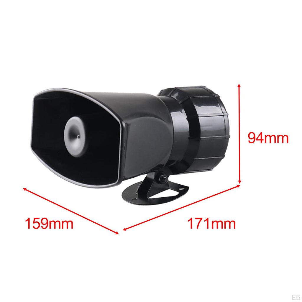 Car Alarm Speaker System with Electric Horn And 7 Tone Sound for Emergency Use
