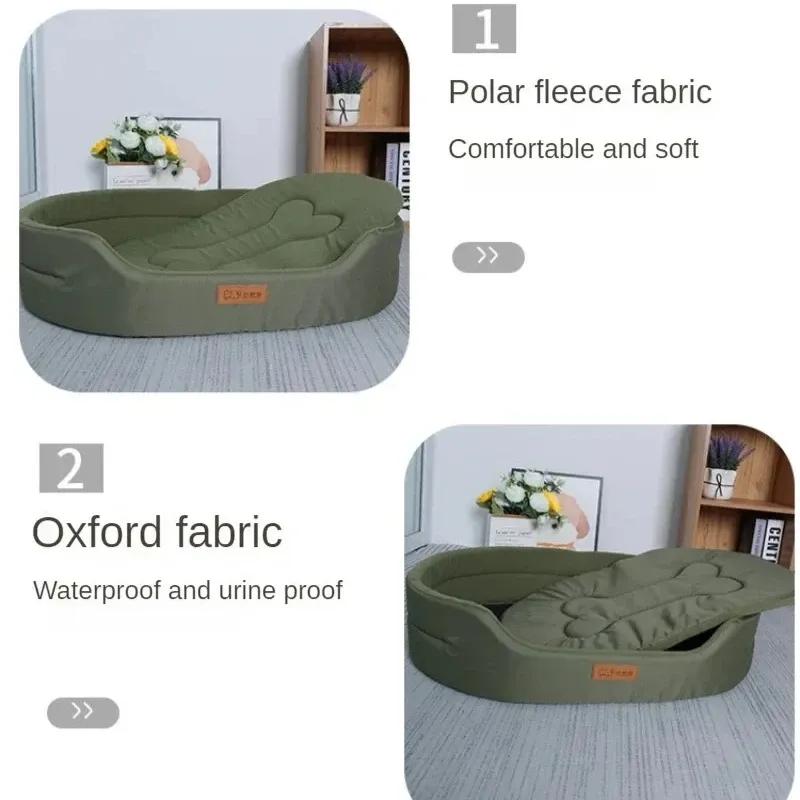 Cama Sofá Impermeable y Antiácaros para Perros y Gatos Pequeños, Medianos, Grandes, Esterilla Resistente a Mordeduras, Camas para Dormir para Mascotas Resistentes al Desgaste