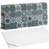 Estetyczne Kafelki Ścienne Winylowe Z Nadrukiem Wzory Mozaikowe W Kratkę 10X40X20 Cm