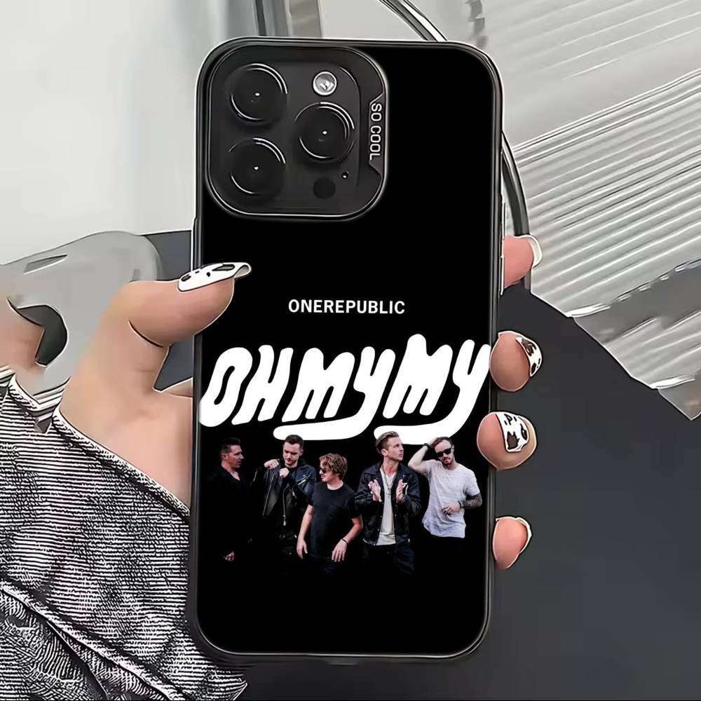 Rock B-Band OneRepublic Etui na Telefon Dla iPhone 17,16,15,14,13,12,11 Plus,Pro Max,XS,Kolorowe Posrebrzane Wewnętrzne Pokrycie