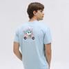 Goxo Men S STreTch Round T ShirT Sky Blue Swag carT