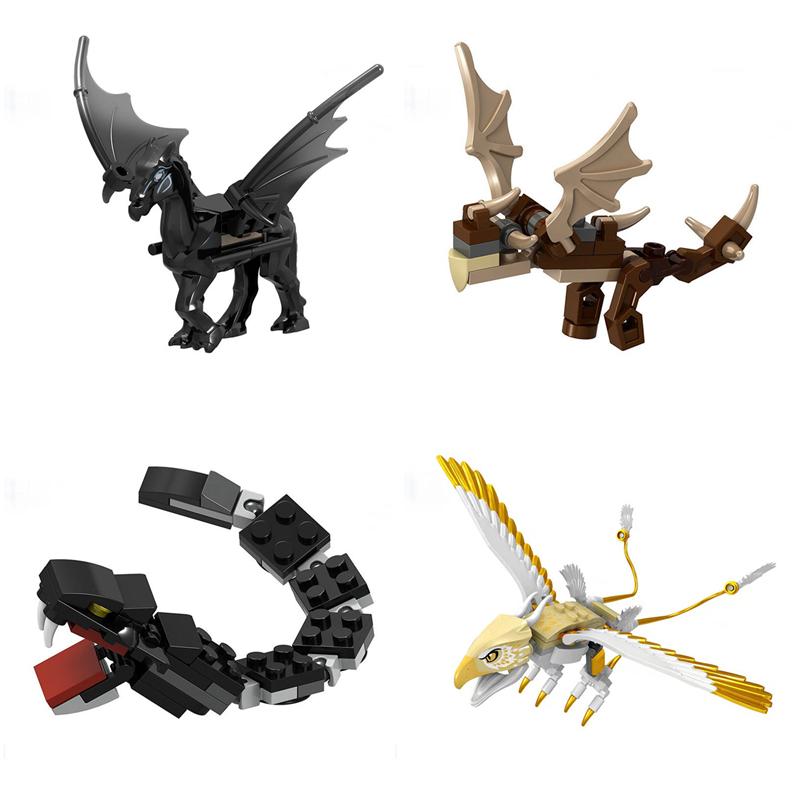 Série de Filmes Guerras Espaciais Smaug Troll Dewback Rancor Jabba Tamanho Grande Blocos de Construção Figuras de Anime Brinquedos para Crianças Presente