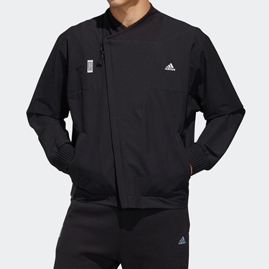 adidas Jackets Men's Black V Neck Moderate Pilot GL0403