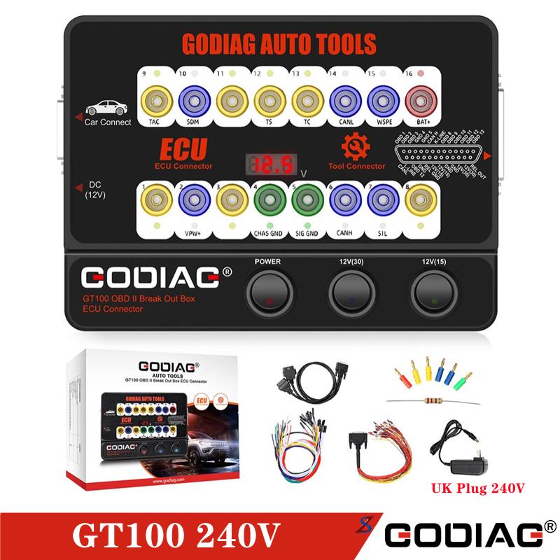 GODIAG GT100 Pro OBDII Break Out Box ECU Connector FEM/BDC CAS4/CAS4+ Testplatform voor Xhorse VVDI2/ Autel IM608/K518ISE/CGDI